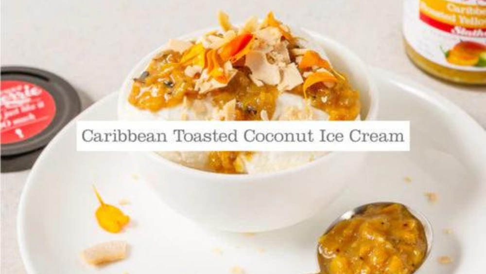 Caribbean Toasted Coconut Ice Cream