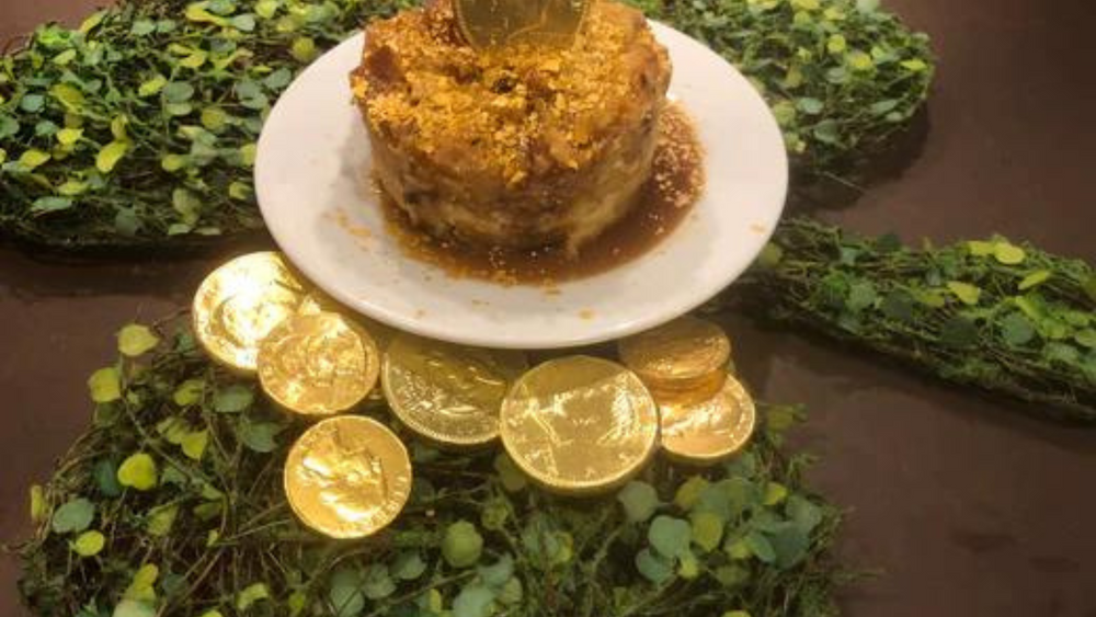 Irish Cream Bread Pudding-The Pot of Gold 24K